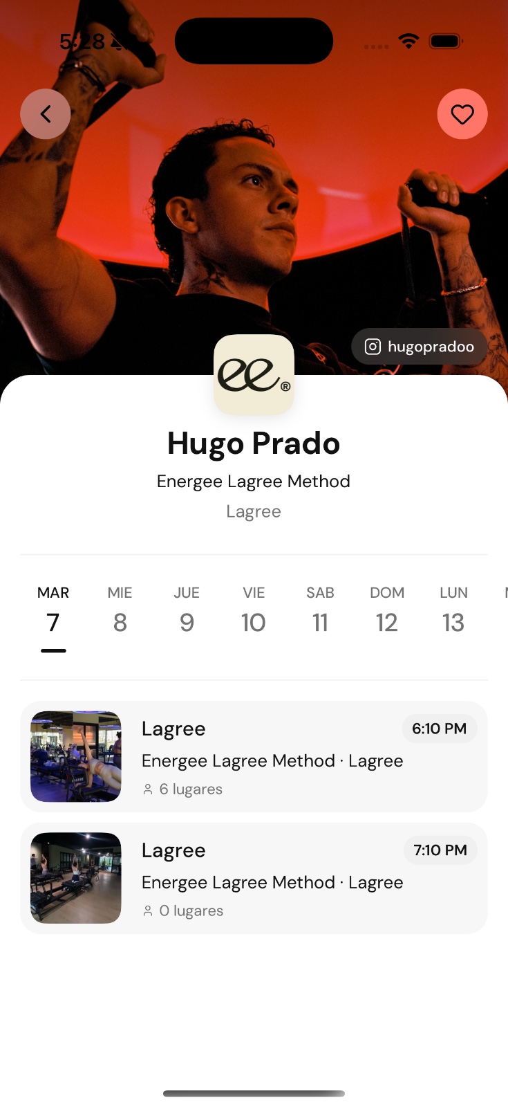 Pantalla de estudios de Noma — grid filtrable de estudios