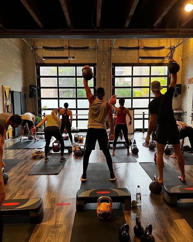 Clase grupal de functional training